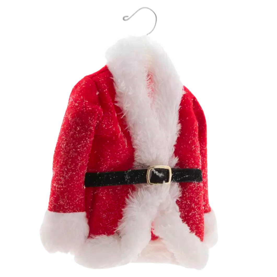 Santa's Coat & Hat Ornaments