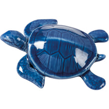Load image into Gallery viewer, Blue Stoneware Sea Turtle
