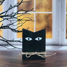 Load image into Gallery viewer, Black Cat Wood Cutout
