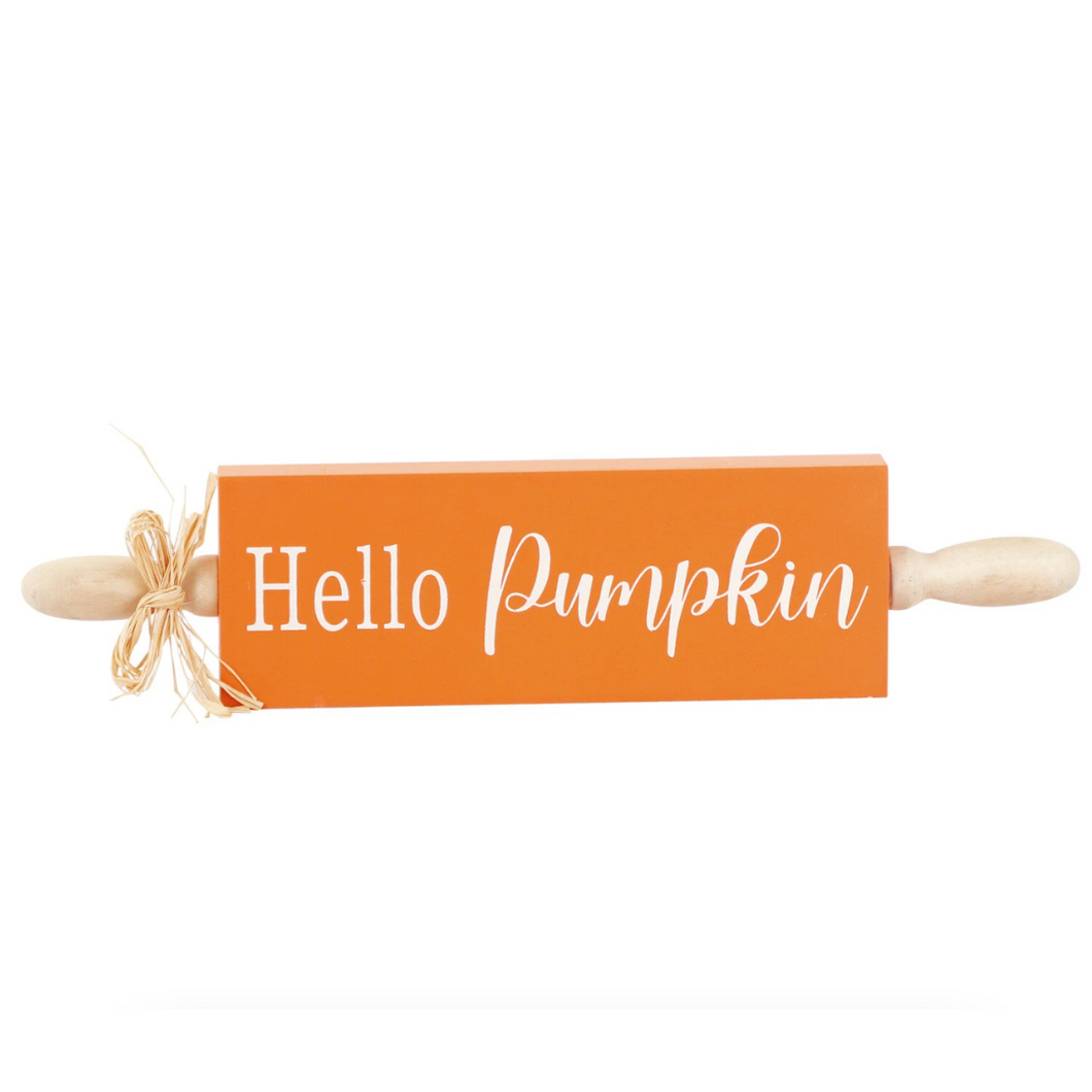 Fall Faux Roling Pin Signs