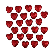 Load image into Gallery viewer, Glitter Heart Fillers | 24ct
