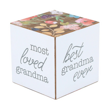 Load image into Gallery viewer, Grandma Floral Cube
