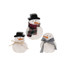 Load image into Gallery viewer, Snowmen Sitters | Set of 3
