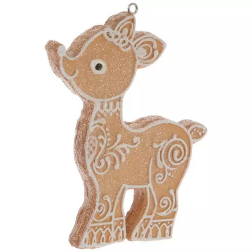 Gingerbread Reindeer Ornament