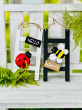 Load image into Gallery viewer, Hello Ladybug Wood Ladder
