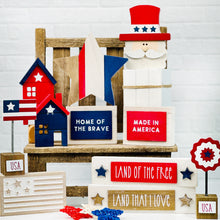 Load image into Gallery viewer, Uncle Sam Wood Cutout
