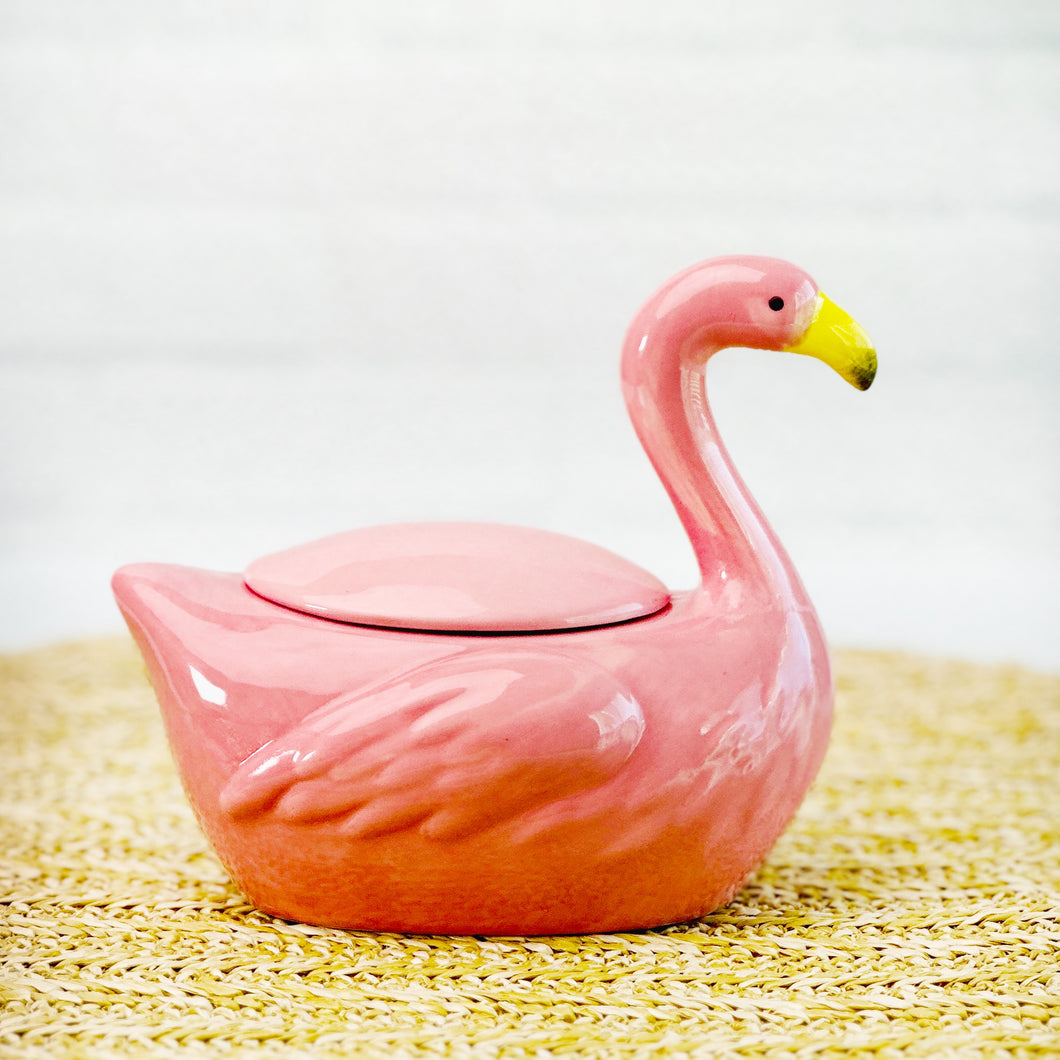 Flamingo Trinket jar