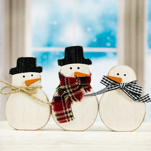 Load image into Gallery viewer, Snowmen Sitters | Set of 3
