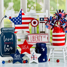 Load image into Gallery viewer, Red, White &amp; Blue USA Pinwheel
