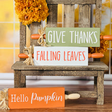 Load image into Gallery viewer, Fall Faux Roling Pin Signs
