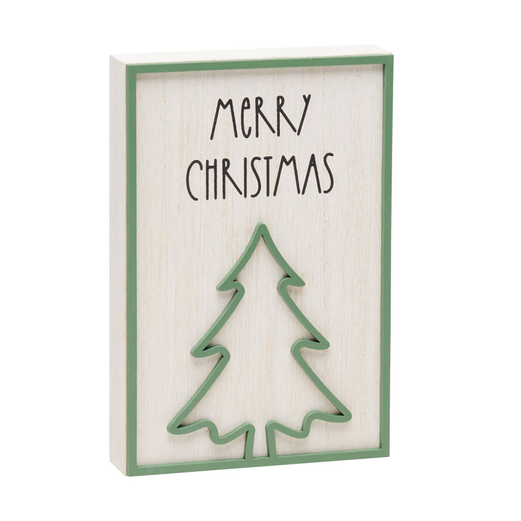 Merry Christmas Laser Cutout Sign