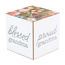 Load image into Gallery viewer, Grandma Floral Cube
