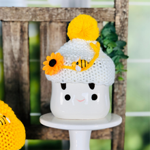 Load image into Gallery viewer, Marshmallow Mug Hats - Bee Themed
