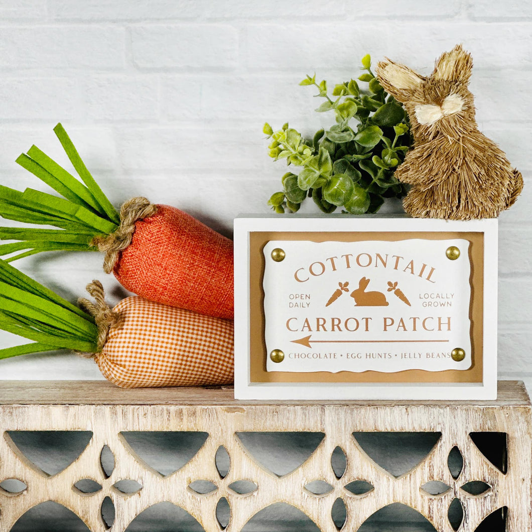 Cottontail Carrot Patch Sign