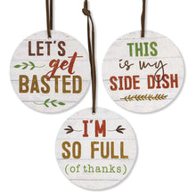 Load image into Gallery viewer, Thanksgiving Wine Tags - Set of 3
