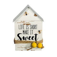Load image into Gallery viewer, Life Is Short, Make It Sweet House Sign
